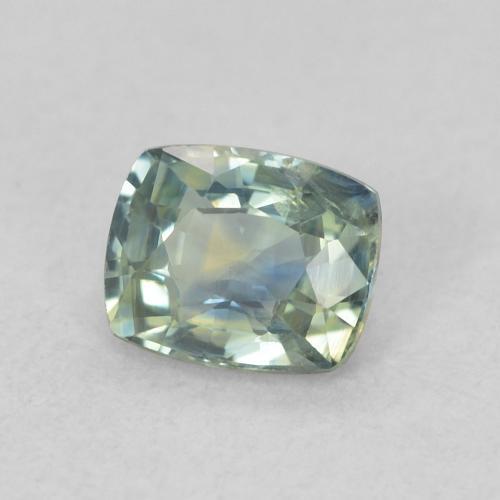 Zaffiro Teal-blu naturale da 0.69 ct, Cuscino, VS
