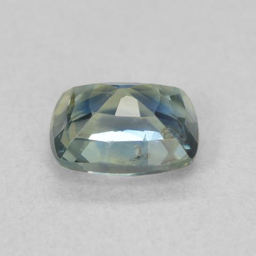 Zaffiro Teal-blu naturale da 0.69 ct, Cuscino, VS