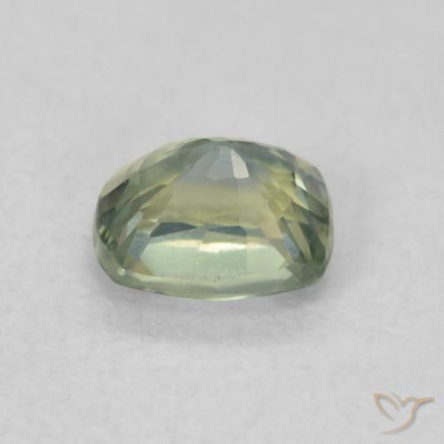 Zaffiro Verdazzurro naturale da 0.64 ct, Cuscino, VS