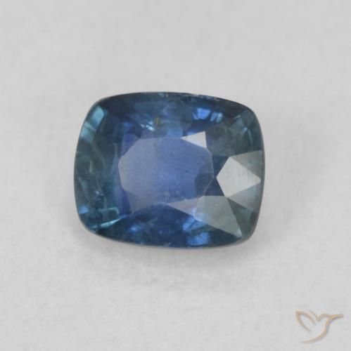 Zaffiro Blu navy naturale da 0.60 ct, Cuscino, VS