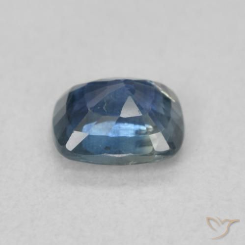 Zaffiro Blu navy naturale da 0.60 ct, Cuscino, VS