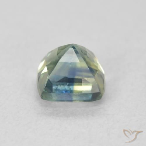 Zaffiro Teal-blu naturale da 0.67 ct, Cuscino, VS