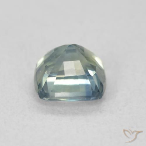 Zaffiro Teal-blu naturale da 0.74 ct, Cuscino, VS
