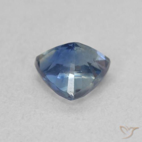 Zaffiro Teal-blu naturale da 0.54 ct, Taglio trillion, VS