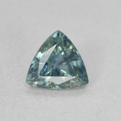 0.43ct Naturale Teal-blu Zaffiro, Taglio trillion, VS