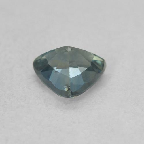 Zaffiro Teal-blu naturale da 0.43 ct, Taglio trillion, VS