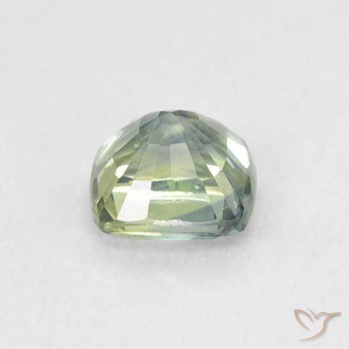 Zaffiro Teal-blu naturale da 0.71 ct, Cuscino, VS