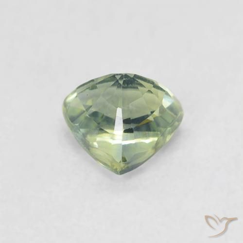 Zaffiro Teal-blu naturale da 0.54 ct, Taglio trillion, VVS-VS