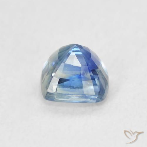 Zaffiro Azzurro naturale da 0.57 ct, Cuscino, VVS-VS