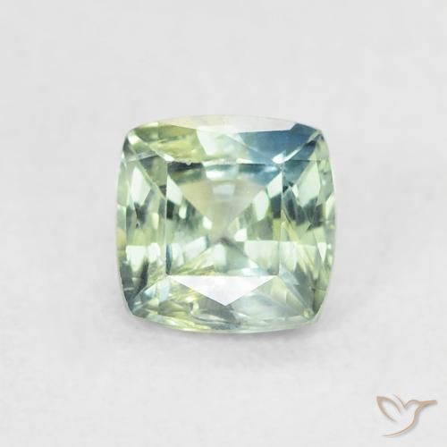 0.63ct Naturale Verdazzurro Zaffiro, Cuscino, VS