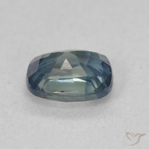 Zaffiro Teal-blu naturale da 0.73 ct, Cuscino, VS