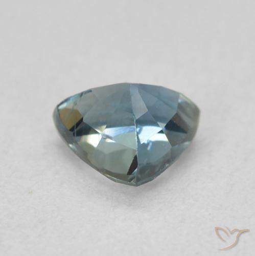 Zaffiro Teal-blu naturale da 0.69 ct, Taglio trillion, VS