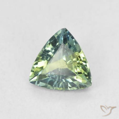 Zaffiro Multicolore naturale da 0.56 ct, Taglio trillion, VVS