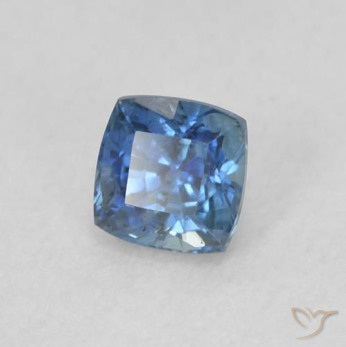 Zaffiro Blu navy naturale da 0.57 ct, Cuscino, VS