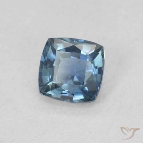Zaffiro Blu scuro naturale da 0.48 ct, Cuscino, VVS-VS