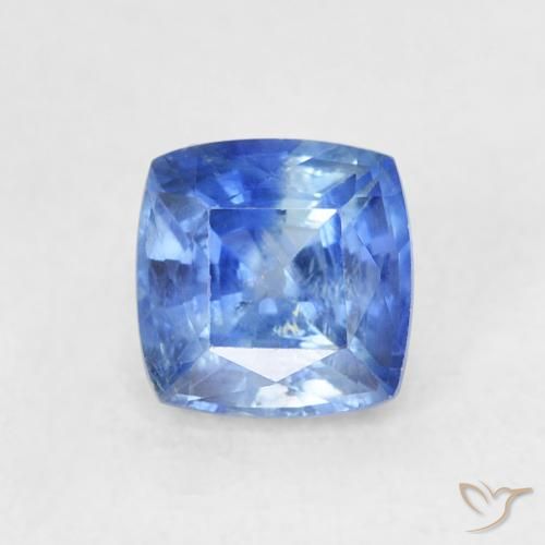 0.86ct Naturale Blu navy chiaro Zaffiro, Cuscino, VS-SI