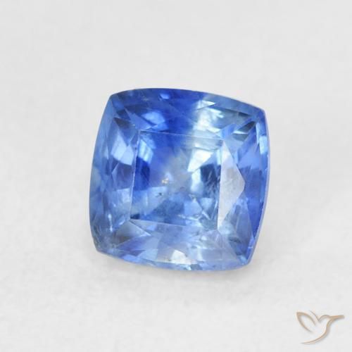 Zaffiro Blu navy chiaro naturale da 0.86 ct, Cuscino, VS-SI