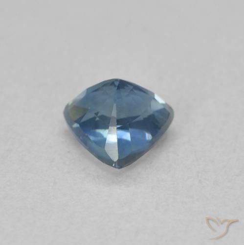 Zaffiro Teal-blu naturale da 0.54 ct, Taglio trillion, VVS
