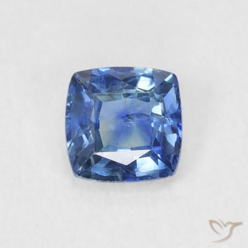 0.55ct Naturale Blu navy Zaffiro, Cuscino, VS-SI