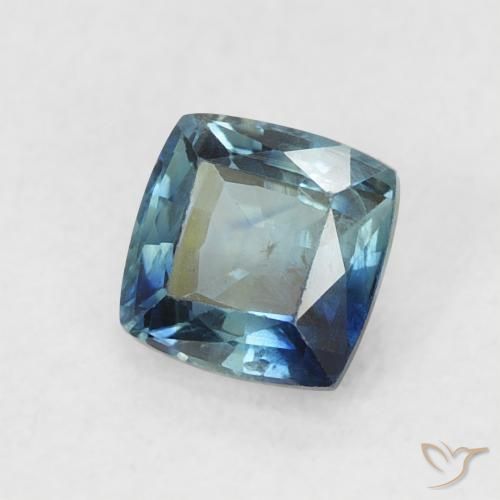 Zaffiro Blu scuro profondo naturale da 0.54 ct, Cuscino, VS