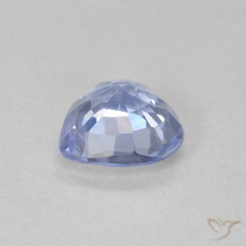 Zaffiro Blu pastello naturale da 0.60 ct, Cuore, VS-SI
