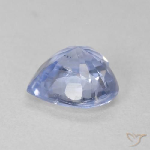 Zaffiro Blu pastello naturale da 0.87 ct, Cuore, VS