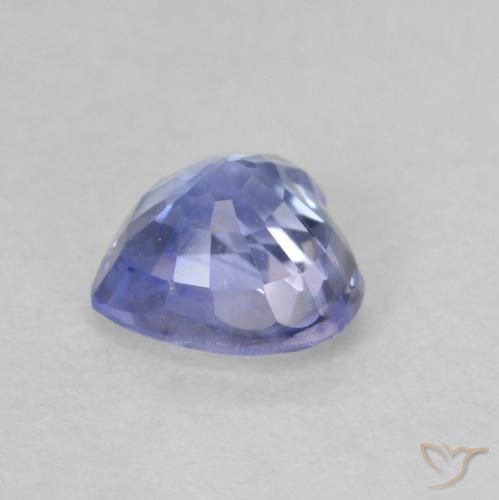 Zaffiro Blu pastello naturale da 0.76 ct, Cuore, VS