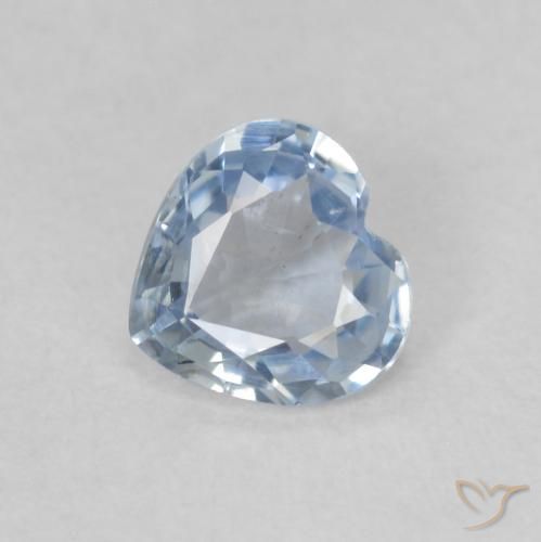 0.51ct Naturale Azzurro Zaffiro, Cuore, VS