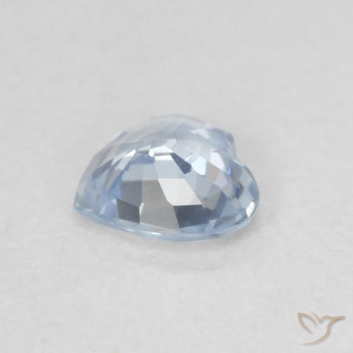 Zaffiro Azzurro naturale da 0.51 ct, Cuore, VS