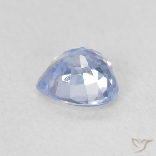 Zaffiro Blu pastello naturale da 0.58 ct, Cuore, VS