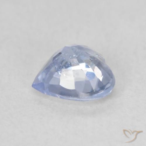 Zaffiro Blu pastello naturale da 0.67 ct, Cuore, VS