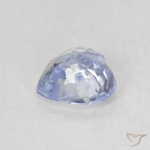 Zaffiro Blu pastello naturale da 0.57 ct, Cuore, VS