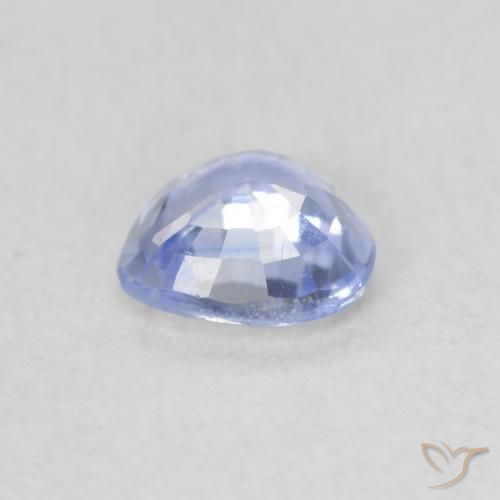 Zaffiro Blu pastello naturale da 0.45 ct, Cuore, VS