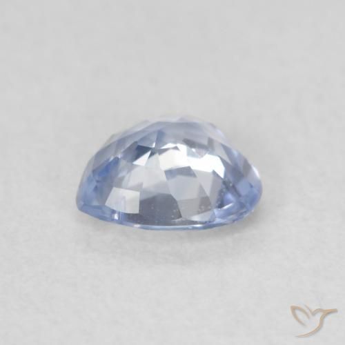 Zaffiro Blu pastello naturale da 0.50 ct, Cuore, VS-SI