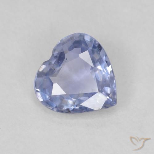 0.51ct Naturale Azzurro Zaffiro, Cuore, VS