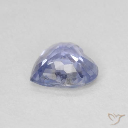 Zaffiro Azzurro naturale da 0.51 ct, Cuore, VS