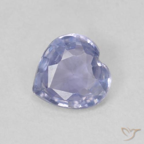 Zaffiro Azzurro naturale da 0.48 ct, Cuore, VS