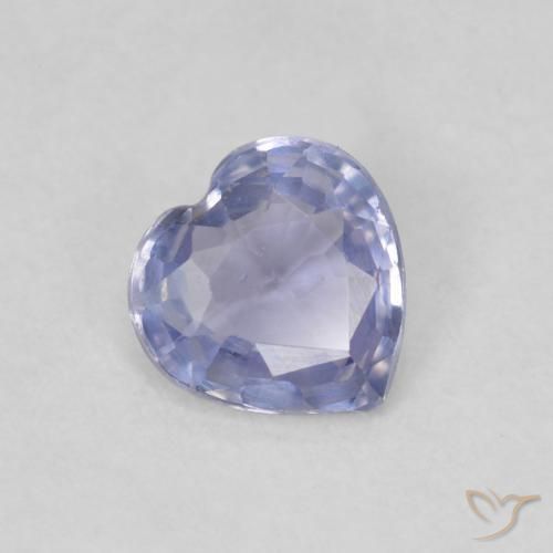 Zaffiro Azzurro naturale da 0.48 ct, Cuore, VS