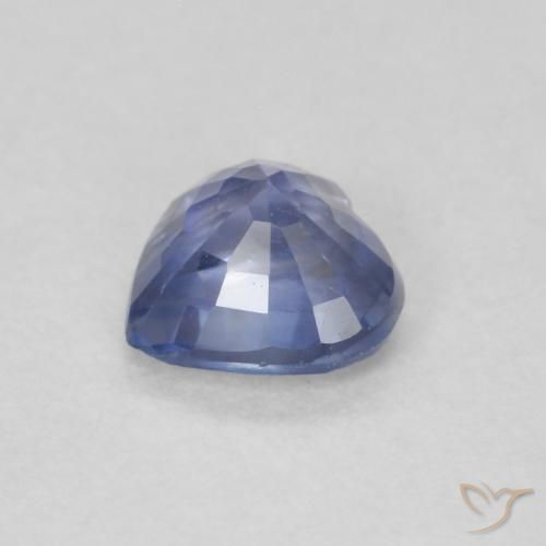 Zaffiro Blu pastello naturale da 0.59 ct, Cuore, VS