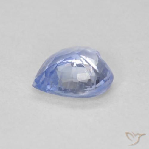 Zaffiro Blu pastello naturale da 0.54 ct, Cuore, VS
