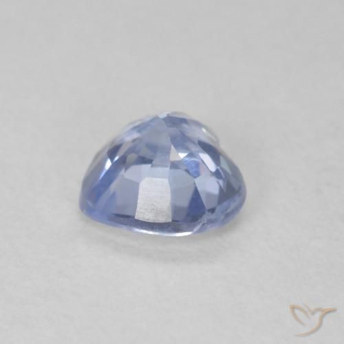 Zaffiro Blu pastello naturale da 0.55 ct, Cuore, VS