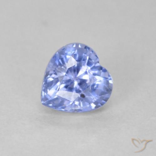 Zaffiro Azzurro naturale da 0.62 ct, Cuore, VS
