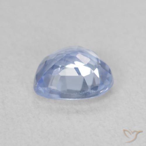 Zaffiro Azzurro naturale da 0.59 ct, Cuore, VVS-VS
