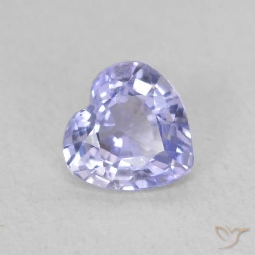 0.50ct Naturale Azzurro Zaffiro, Cuore, VVS-VS