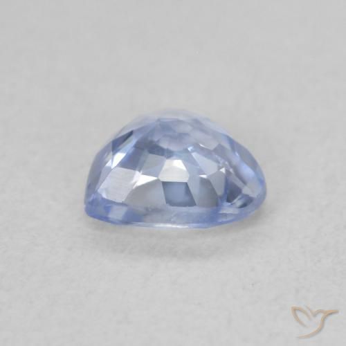 Zaffiro Blu pastello naturale da 0.54 ct, Cuore, VVS-VS