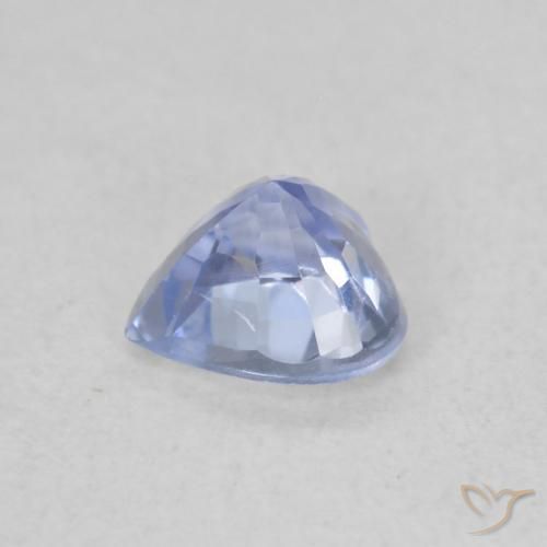 Zaffiro Blu pastello naturale da 0.49 ct, Cuore, VVS-VS