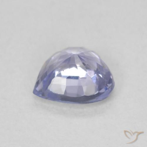 Zaffiro Bambina blu naturale da 0.63 ct, Cuore, VS