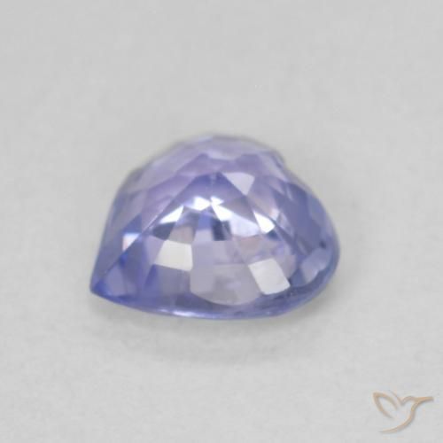 Zaffiro Azzurro naturale da 0.68 ct, Cuore, VS
