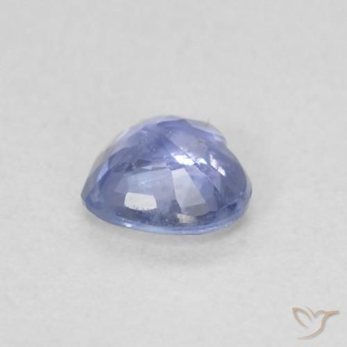 Zaffiro Blu pastello naturale da 0.47 ct, Cuore, VS