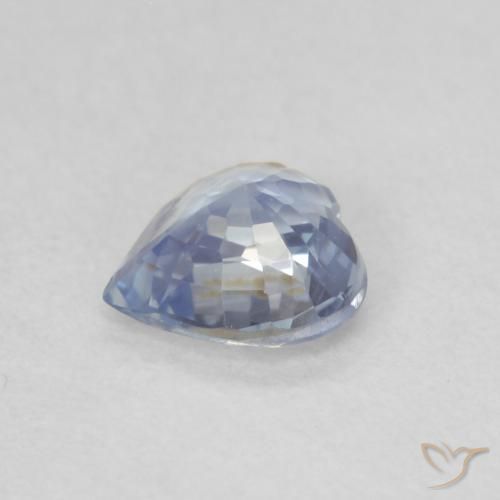 Zaffiro Azzurro cielo chiaro naturale da 0.48 ct, Cuore, VS